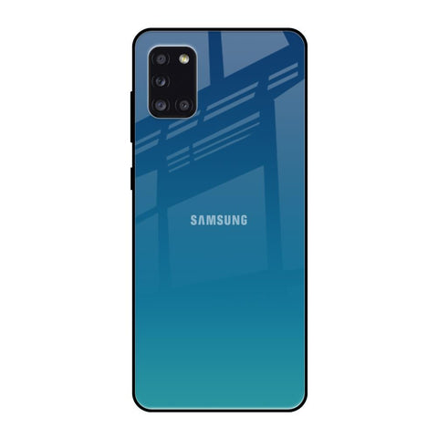 Celestial Blue Samsung Galaxy A31 Glass Back Cover Online