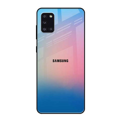 Blue & Pink Ombre Samsung Galaxy A31 Glass Back Cover Online
