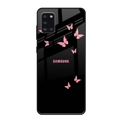 Fly Butterfly Samsung Galaxy A31 Glass Back Cover Online
