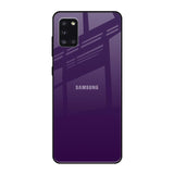 Dark Purple Samsung Galaxy A31 Glass Back Cover Online