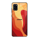 Magma Color Pattern Samsung Galaxy A31 Glass Back Cover Online