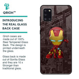 Angry Baby Super Hero Glass Case for Samsung Galaxy A31