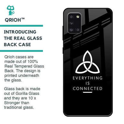Everything Is Connected Glass Case for Samsung Galaxy A31