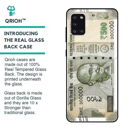 Cash Mantra Glass Case for Samsung Galaxy A31