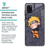 Orange Chubby Glass Case for Samsung Galaxy A31