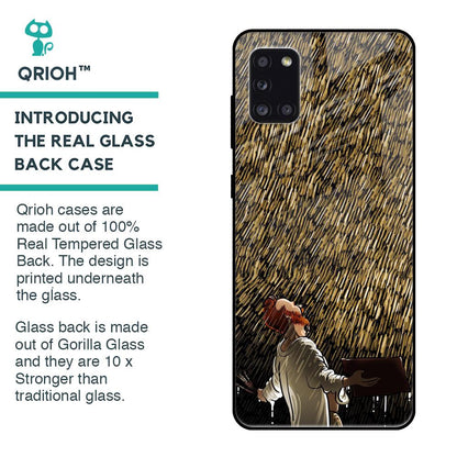 Rain Festival Glass Case for Samsung Galaxy A31
