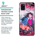 Radha Krishna Art Glass Case for Samsung Galaxy A31