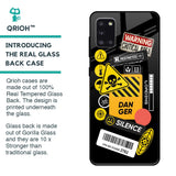 Danger Signs Glass Case for Samsung Galaxy A31