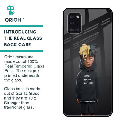 Dishonor Glass Case for Samsung Galaxy A31