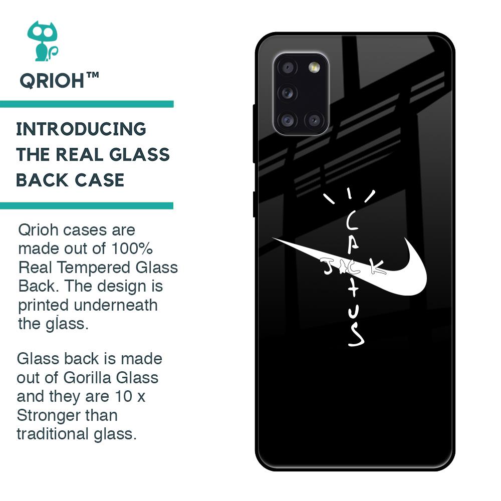 Jack Cactus Glass Case for Samsung Galaxy A31