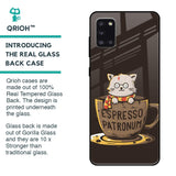 Tea With Kitty Glass Case For Samsung Galaxy A31