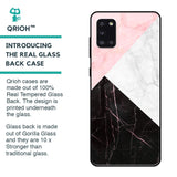 Marble Collage Art Glass Case For Samsung Galaxy A31