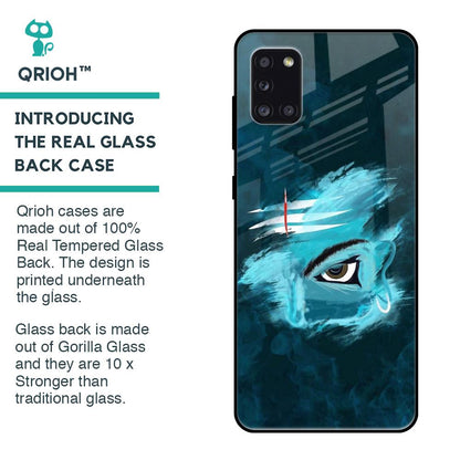Power Of Trinetra Glass Case For Samsung Galaxy A31