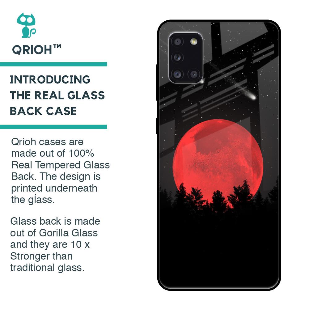 Moonlight Aesthetic Glass Case For Samsung Galaxy A31