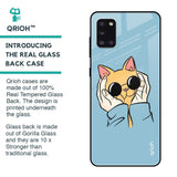 Adorable Cute Kitty Glass Case For Samsung Galaxy A31