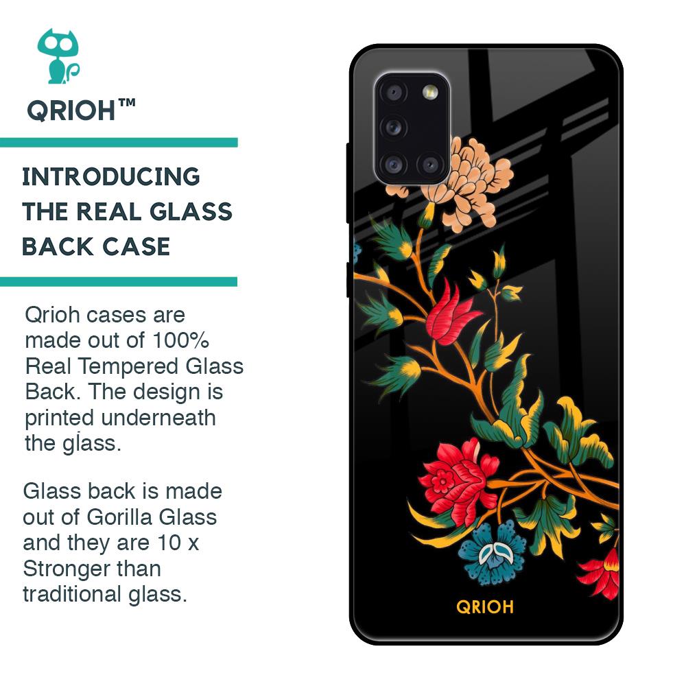 Dazzling Art Glass Case for Samsung Galaxy A31