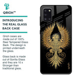 Mythical Phoenix Art Glass Case for Samsung Galaxy A31