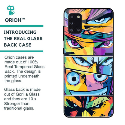 Anime Legends Glass Case for Samsung Galaxy A31