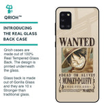 Luffy Wanted Glass Case for Samsung Galaxy A31