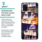 Anime Eyes Glass Case for Samsung Galaxy A31