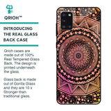 Floral Mandala Glass Case for Samsung Galaxy A31