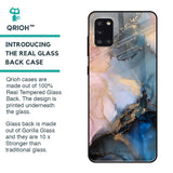 Marble Ink Abstract Glass Case for Samsung Galaxy A31