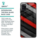 Soft Wooden Texture Glass Case for Samsung Galaxy A31