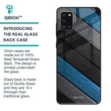 Multicolor Wooden Effect Glass Case for Samsung Galaxy A31