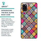 Multicolor Mandala Glass Case for Samsung Galaxy A31