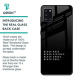 Black Soul Glass Case for Samsung Galaxy A31