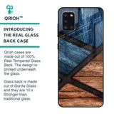 Wooden Tiles Glass Case for Samsung Galaxy A31