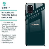 Hunter Green Glass Case For Samsung Galaxy A31