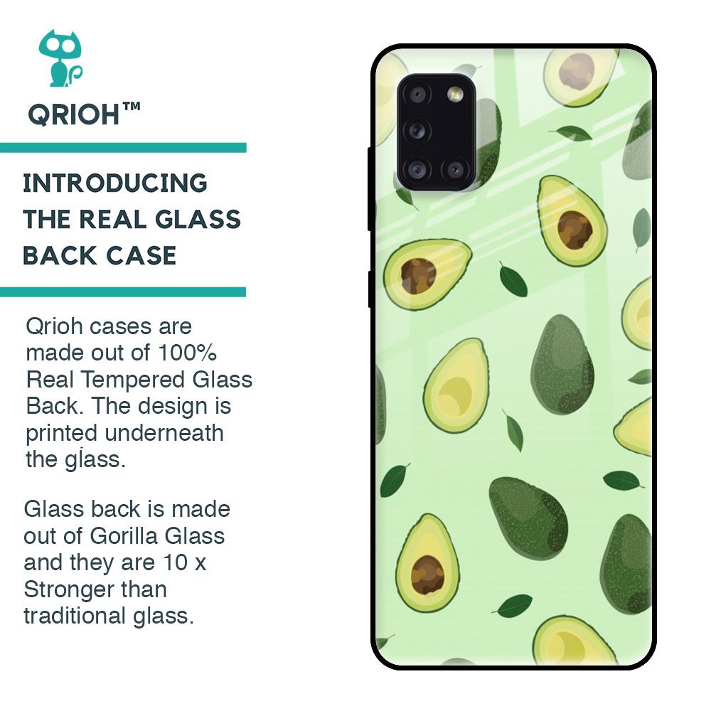 Pears Green Glass Case For Samsung Galaxy A31