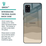 Abstract Mountain Pattern Glass Case for Samsung Galaxy A31