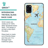 Fly Around The World Glass Case for Samsung Galaxy A31