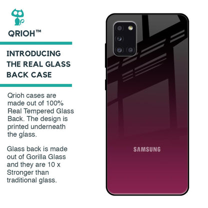 Wisconsin Wine Glass Case For Samsung Galaxy A31