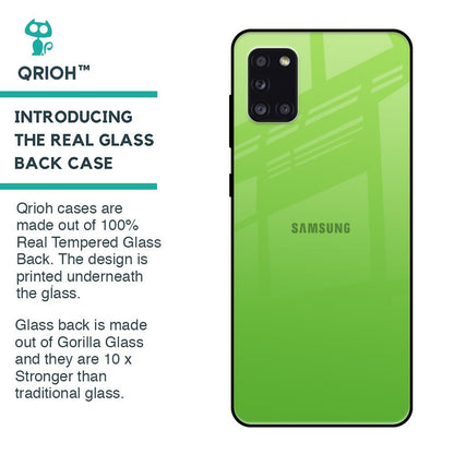 Paradise Green Glass Case For Samsung Galaxy A31