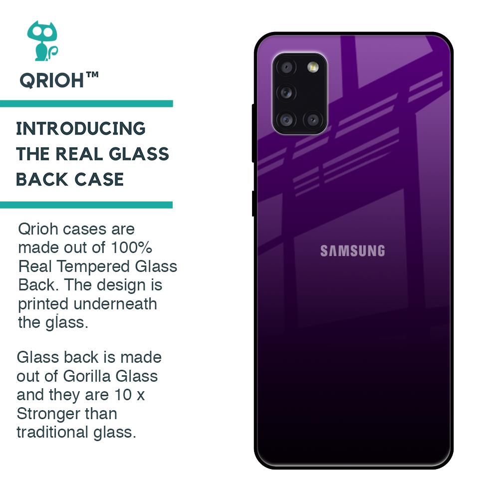Harbor Royal Blue Glass Case For Samsung Galaxy A31