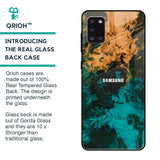 Watercolor Wave Glass Case for Samsung Galaxy A31