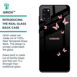 Fly Butterfly Glass Case for Samsung Galaxy A31