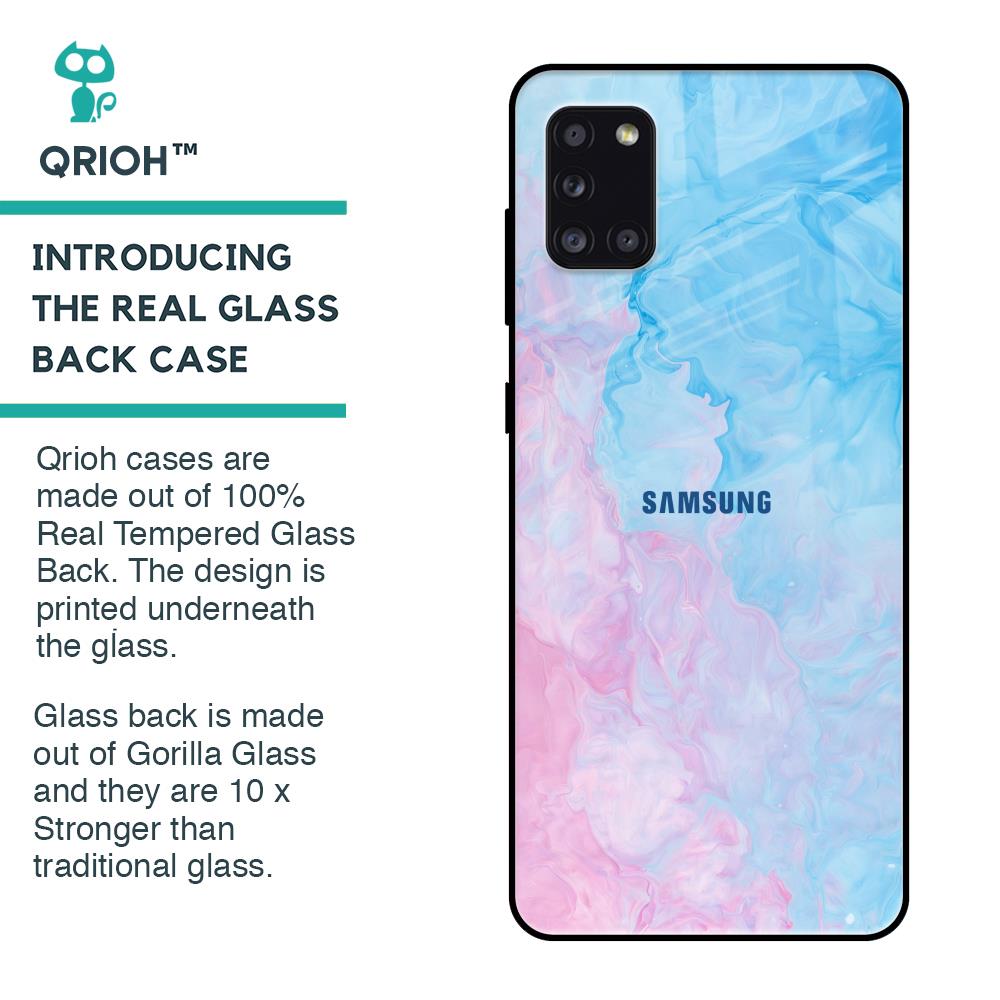 Mixed Watercolor Glass Case for Samsung Galaxy A31