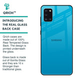 Blue Aqua Glass Case for Samsung Galaxy A31