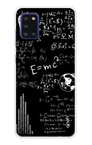 Equation Doodle Samsung Galaxy A31 Back Cover