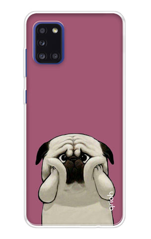Chubby Dog Samsung Galaxy A31 Back Cover