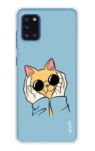 Attitude Cat Samsung Galaxy A31 Back Cover