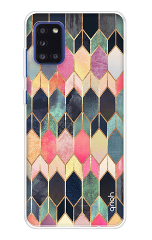 Shimmery Pattern Samsung Galaxy A31 Back Cover