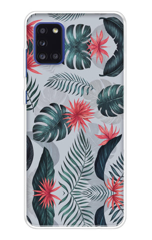Retro Floral Leaf Samsung Galaxy A31 Back Cover