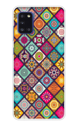 Multicolor Mandala Samsung Galaxy A31 Back Cover