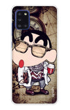 Nerdy Shinchan Samsung Galaxy A31 Back Cover