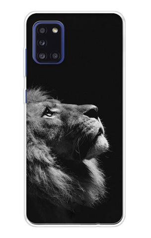 Lion Looking to Sky Samsung Galaxy A31 Back Cover